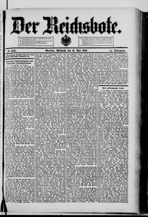 Der Reichsbote on May 16, 1906