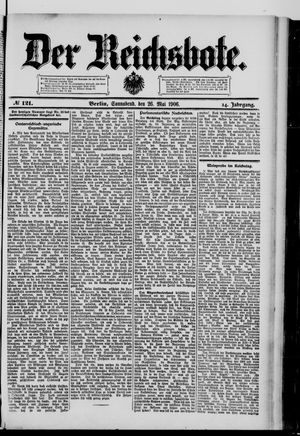 Der Reichsbote on May 26, 1906