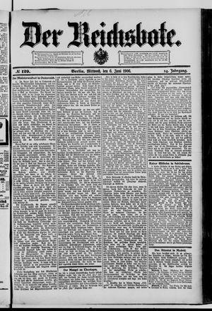 Der Reichsbote on Jun 6, 1906