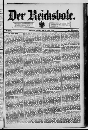 Der Reichsbote vom 15.06.1906
