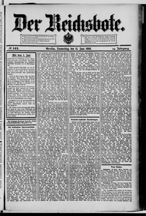 Der Reichsbote vom 21.06.1906