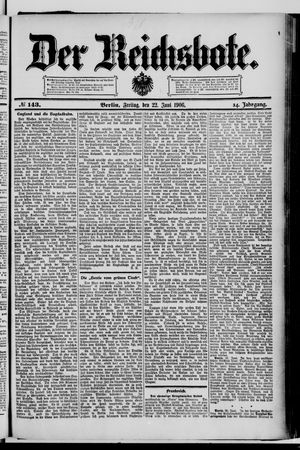 Der Reichsbote on Jun 22, 1906