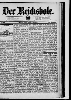 Der Reichsbote vom 29.06.1906