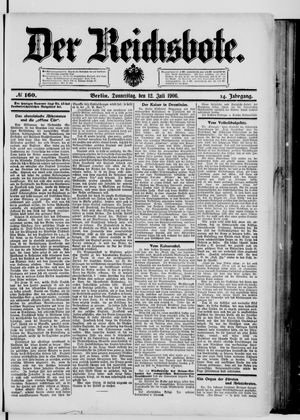 Der Reichsbote on Jul 12, 1906
