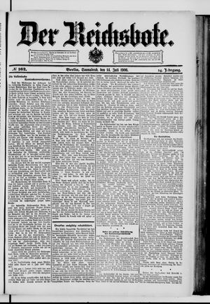 Der Reichsbote on Jul 14, 1906