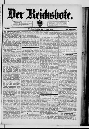 Der Reichsbote vom 17.07.1906