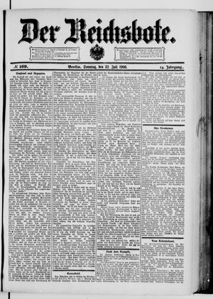 Der Reichsbote vom 22.07.1906