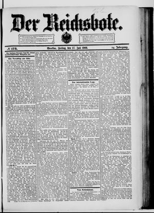 Der Reichsbote on Jul 27, 1906