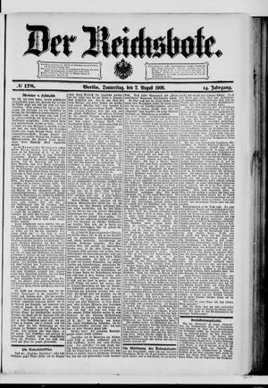 Der Reichsbote on Aug 2, 1906