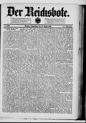 Der Reichsbote vom 16.08.1906