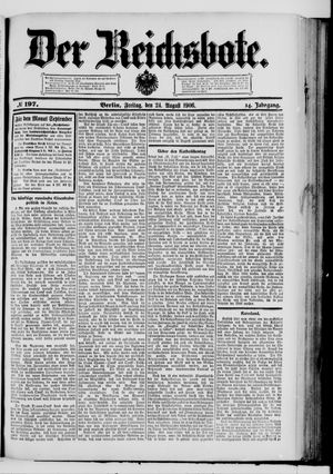 Der Reichsbote vom 24.08.1906