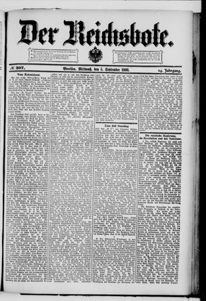 Der Reichsbote on Sep 5, 1906