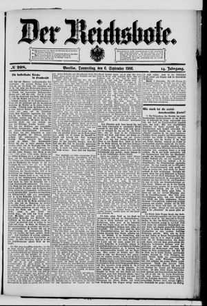 Der Reichsbote on Sep 6, 1906