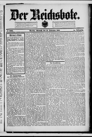 Der Reichsbote vom 26.09.1906