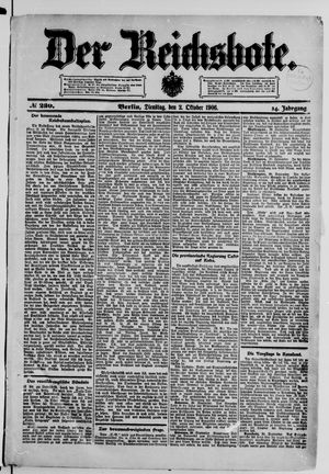 Der Reichsbote on Oct 2, 1906