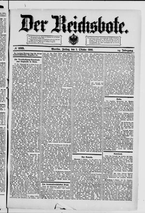 Der Reichsbote vom 05.10.1906
