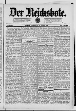 Der Reichsbote on Oct 16, 1906