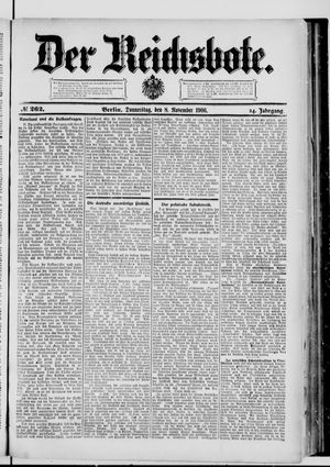 Der Reichsbote vom 08.11.1906