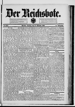 Der Reichsbote vom 18.11.1906