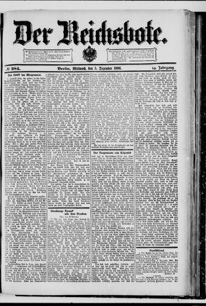 Der Reichsbote on Dec 5, 1906