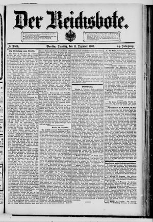 Der Reichsbote on Dec 11, 1906