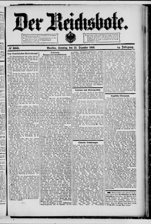 Der Reichsbote on Dec 23, 1906