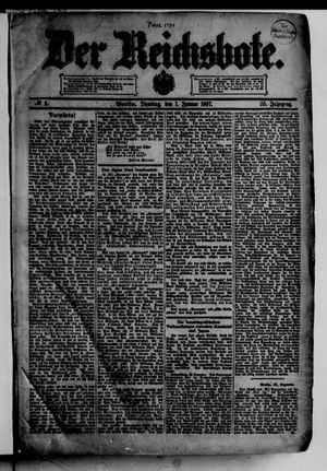Der Reichsbote on Jan 1, 1907