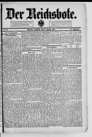 Der Reichsbote vom 06.01.1907