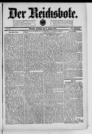Der Reichsbote on Jan 8, 1907