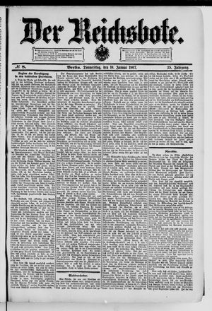 Der Reichsbote vom 10.01.1907
