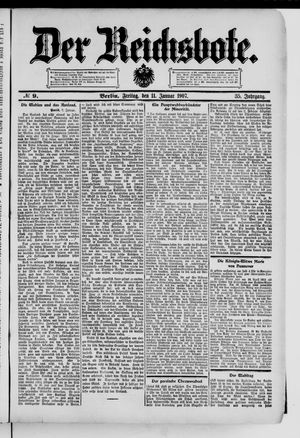 Der Reichsbote on Jan 11, 1907