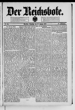 Der Reichsbote vom 13.01.1907