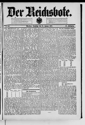 Der Reichsbote vom 15.01.1907