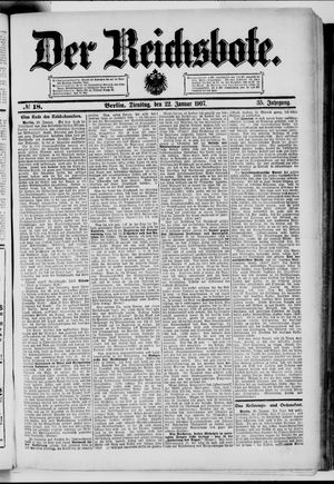Der Reichsbote vom 22.01.1907