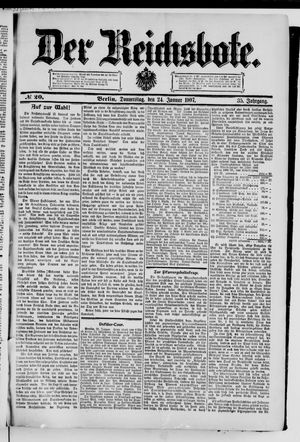 Der Reichsbote vom 24.01.1907