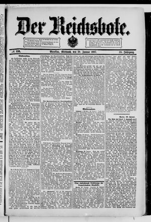 Der Reichsbote vom 30.01.1907