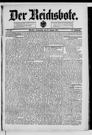Der Reichsbote vom 31.01.1907