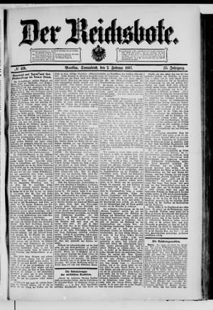 Der Reichsbote vom 02.02.1907