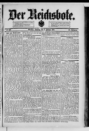 Der Reichsbote vom 03.02.1907
