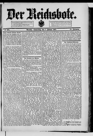 Der Reichsbote vom 07.02.1907