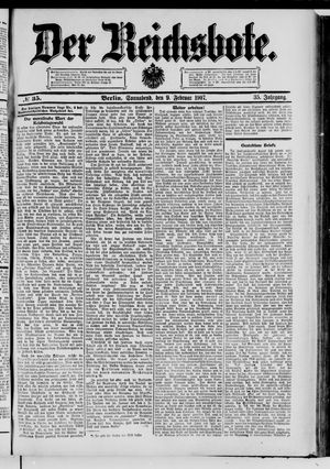 Der Reichsbote vom 09.02.1907