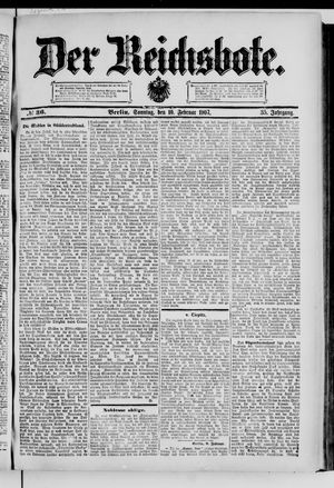 Der Reichsbote vom 10.02.1907
