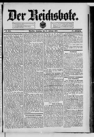 Der Reichsbote on Feb 17, 1907