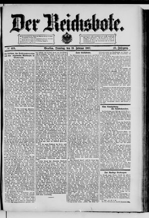 Der Reichsbote on Feb 19, 1907