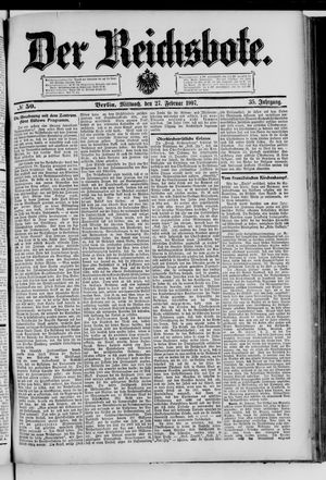 Der Reichsbote vom 27.02.1907