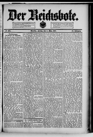 Der Reichsbote on Mar 8, 1907
