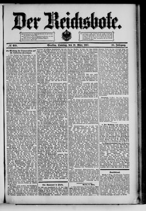 Der Reichsbote on Mar 10, 1907