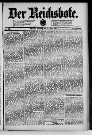 Der Reichsbote vom 19.03.1907