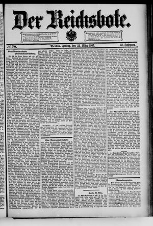 Der Reichsbote on Mar 22, 1907