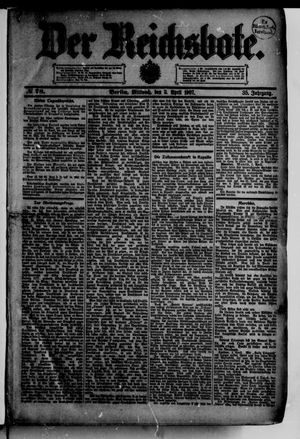 Der Reichsbote vom 03.04.1907